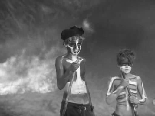 Painted boys in Lord of the Flies