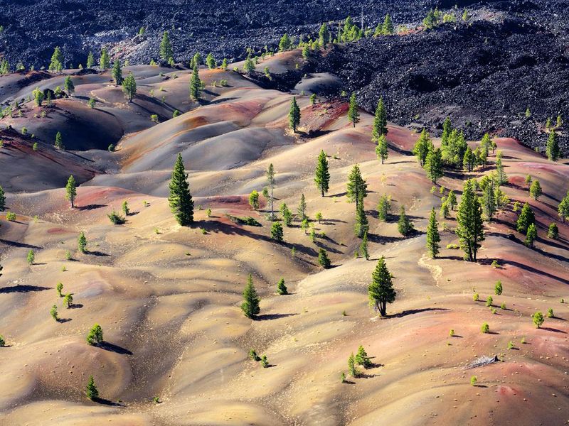 Painted Dunes at Lassen Volcanic National Park