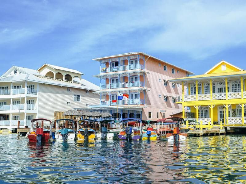 Panama colorful houses
