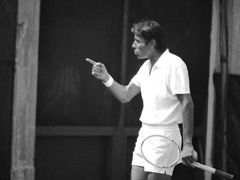 Pancho Gonzales in 1971