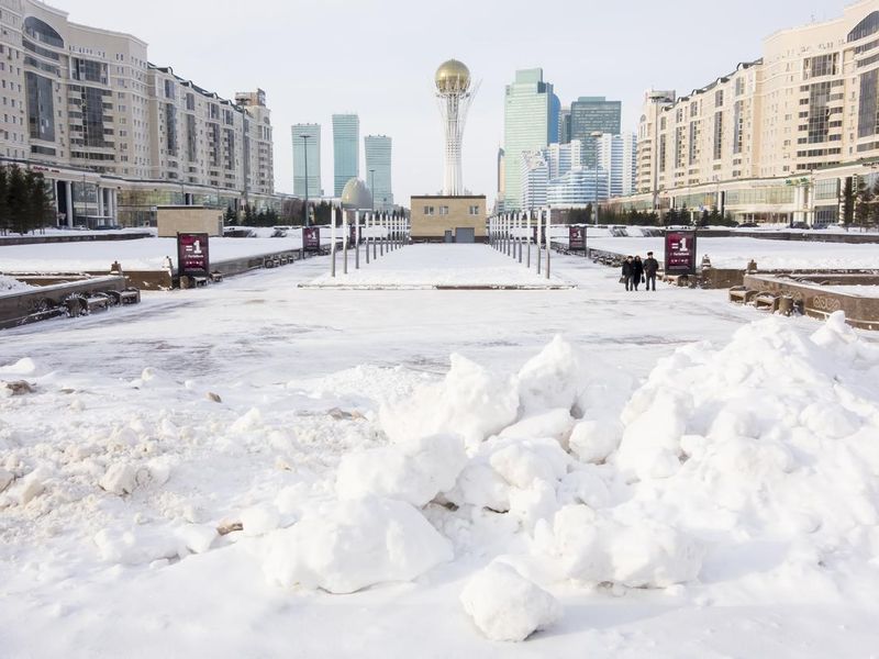 Panorama from Astana city of Kazakhstan