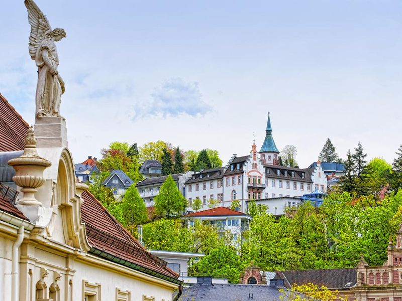 Panoramic view of Baden-Baden city