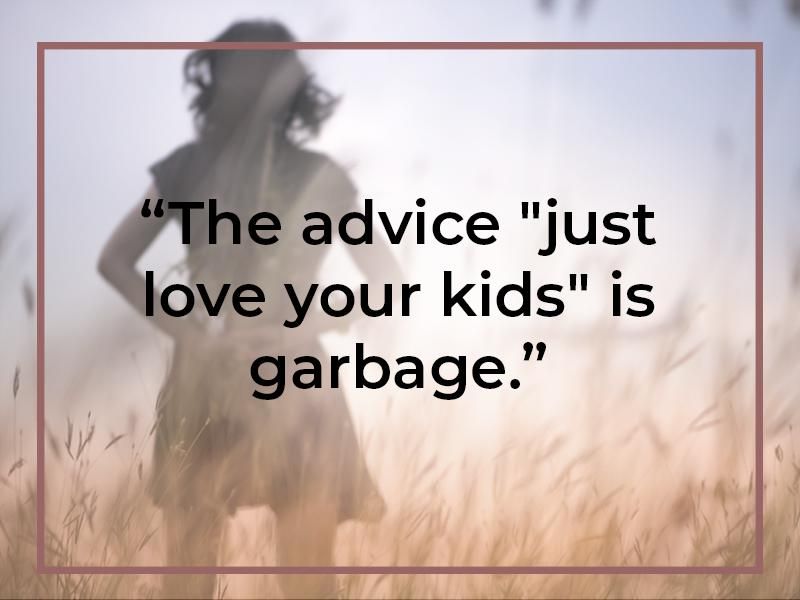 parenting advice quote card