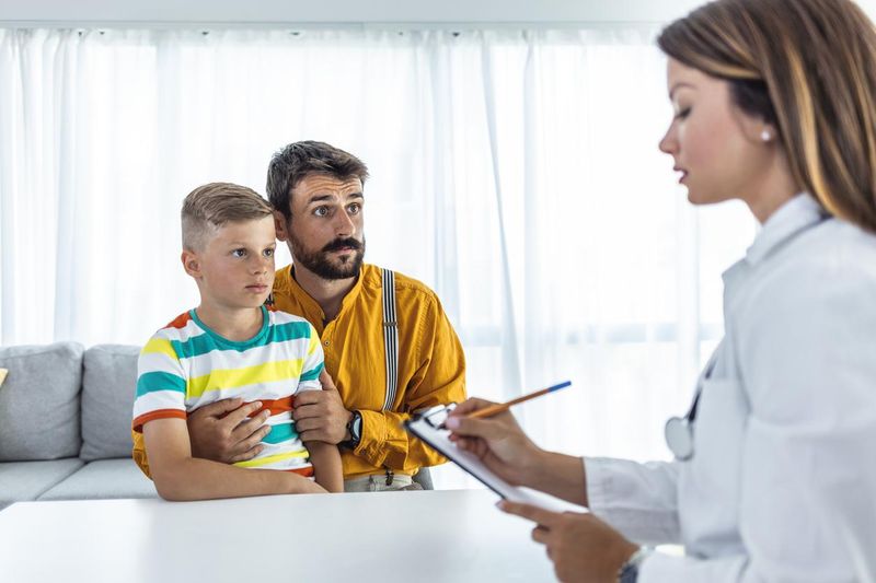 Parents and child getting an ADHD diagnosis