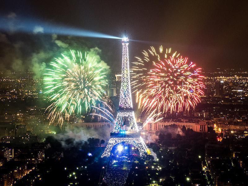 Paris fireworks