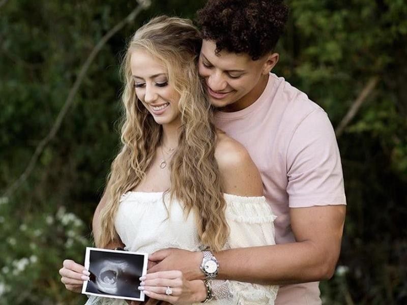 Patrick Mahomes and wife Brittany Matthews