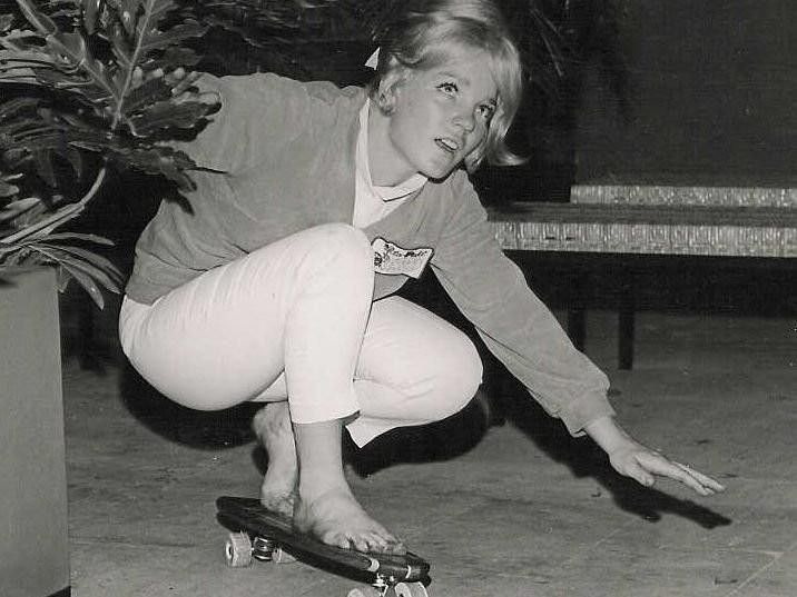 Patti McGee skating