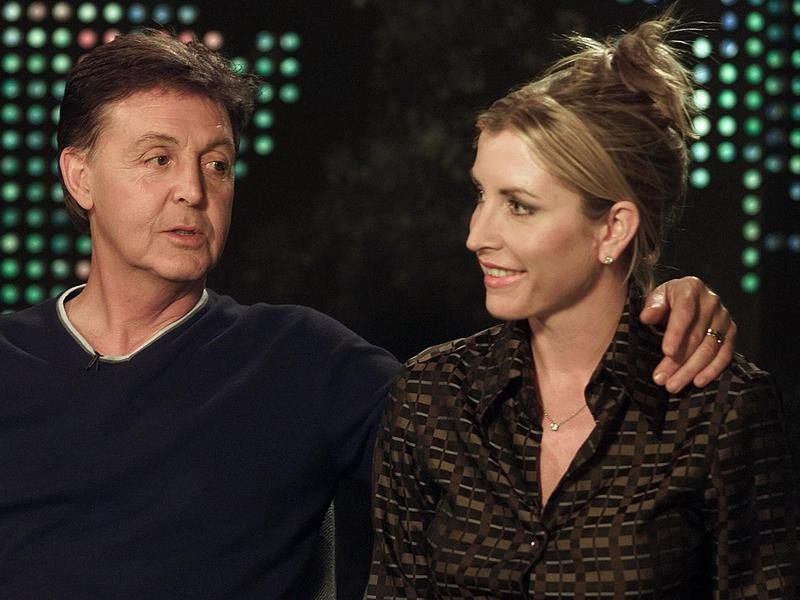 Paul McCartney and Heather Mills on talk show