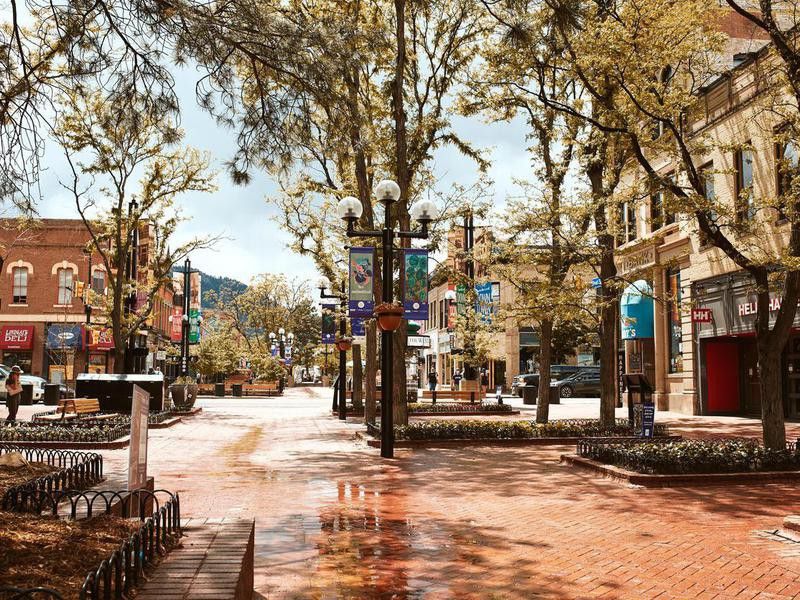 Pearl Street Mall in Boulder, Colordado