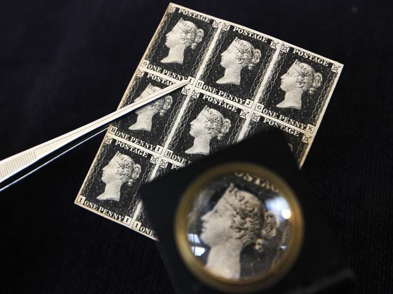 Penny Blacks stamps worth money