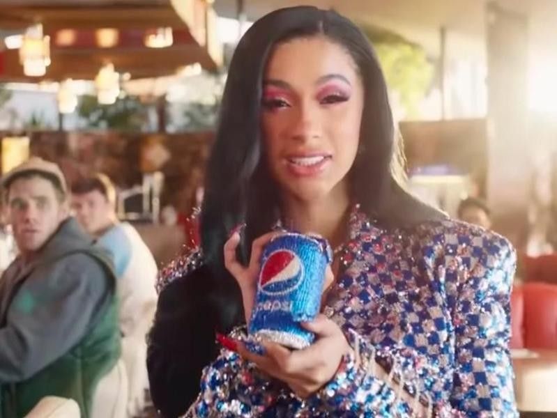 Pepsi Cardi B commercial in 2019