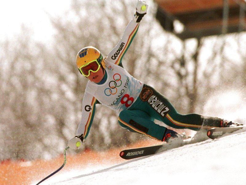 Pernilla Wiberg skied for Sweden