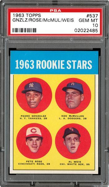 Pete Rose 1963 Topps Card