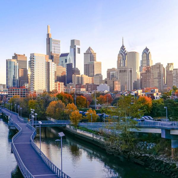 Philadelphia’s skyline in autumn