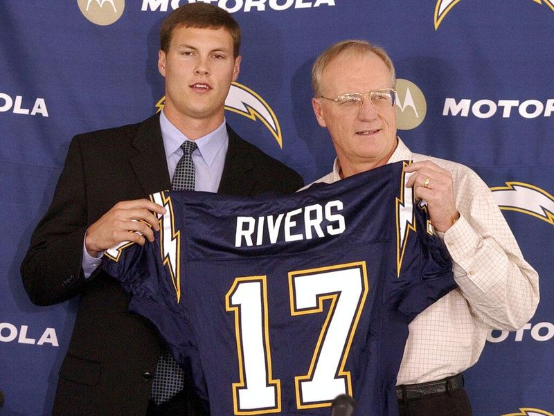 Philip Rivers with chargers jersey