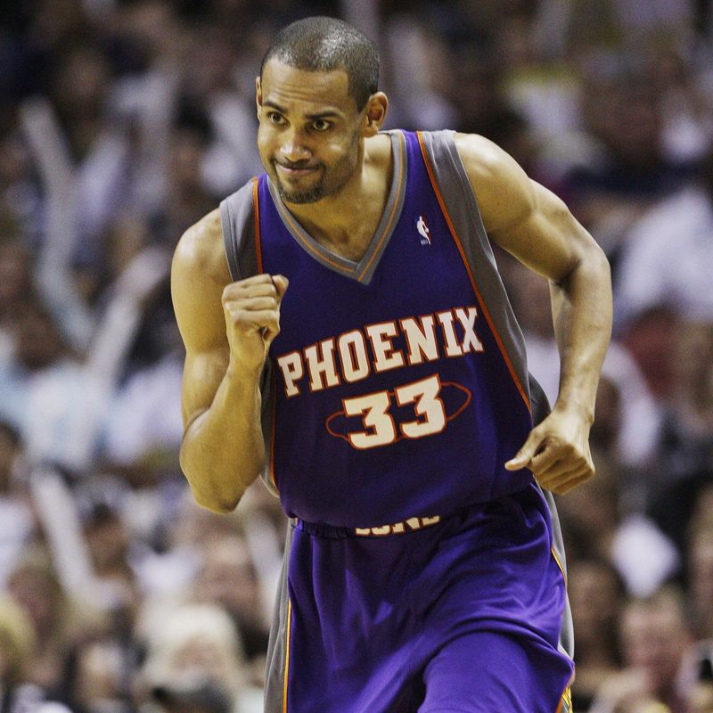 Phoenix Suns' Grant Hill reacts