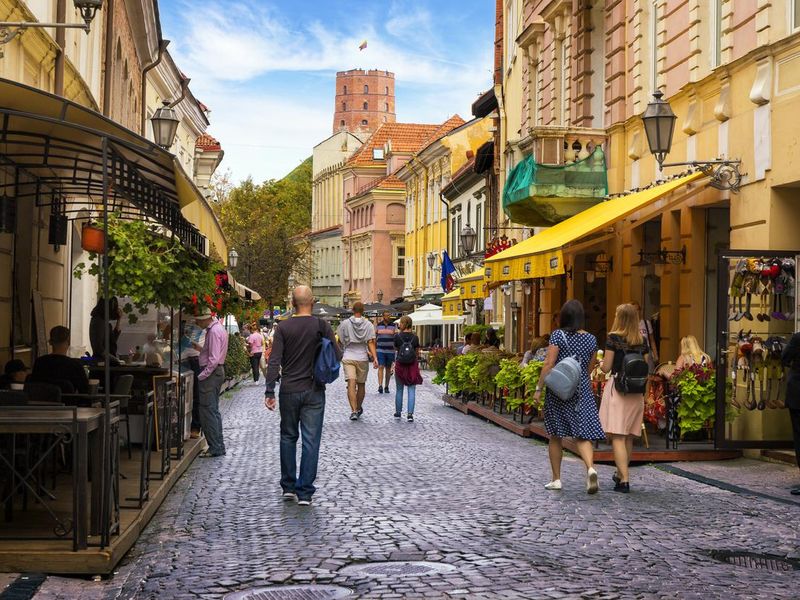 Pilies Street in Vilnius Old Town
