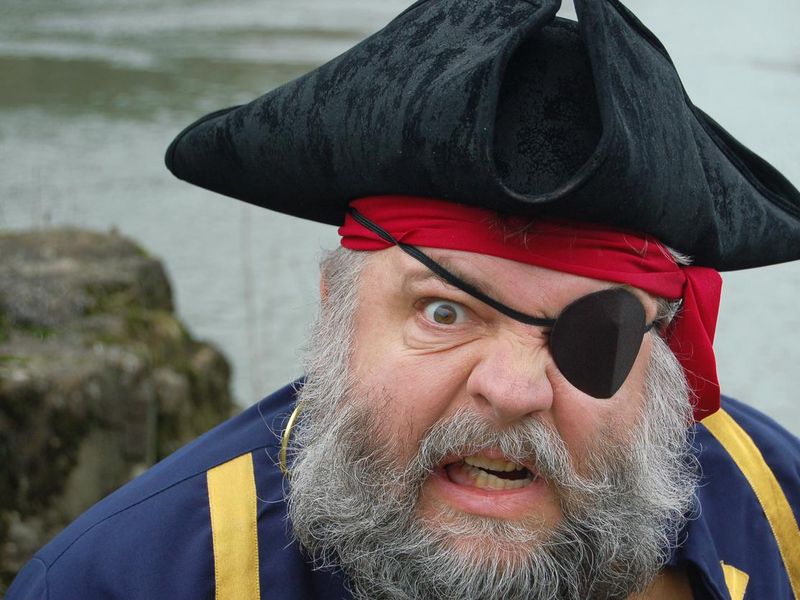 Pirate with one eye