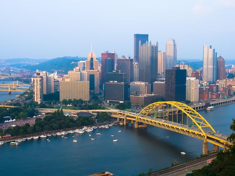 Pittsburgh, Pennsylvania skyline during the day