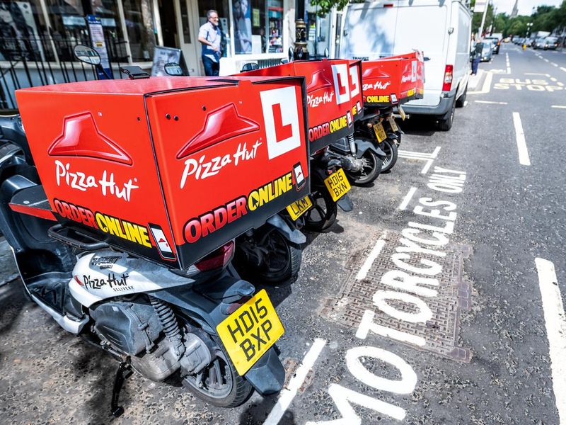 Pizza Hut scooters