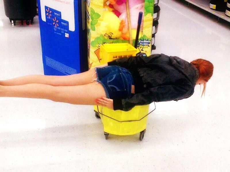 Planking on a bucket