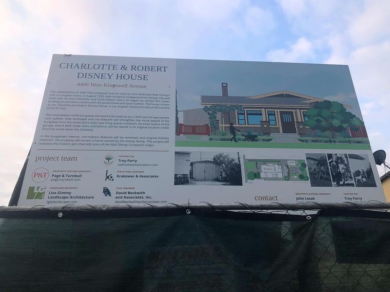 Plans for the Charlotte and Robert Disney House