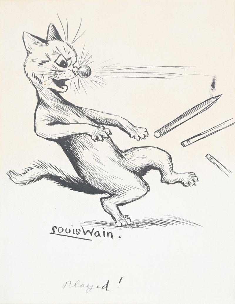 'Played !' by Louis Wain