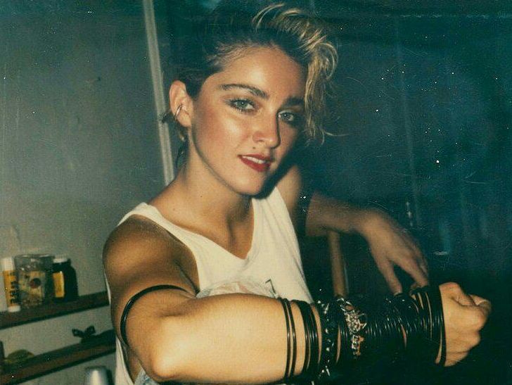Polaroid of Madonna