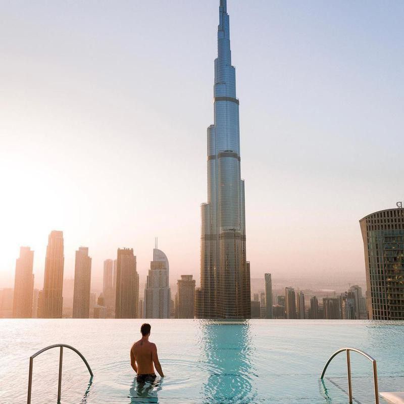 Pool In the Sky in Dubai