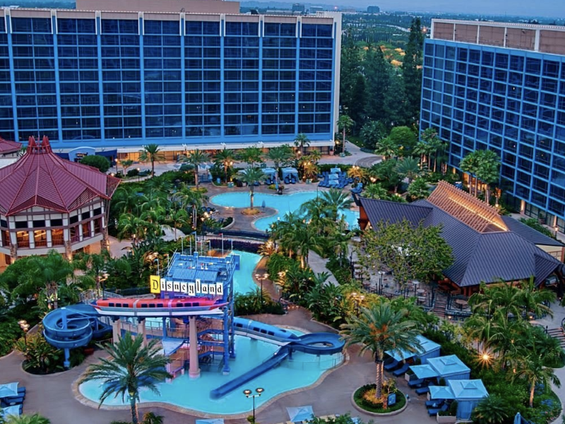 Pools at Disneyland Hotel