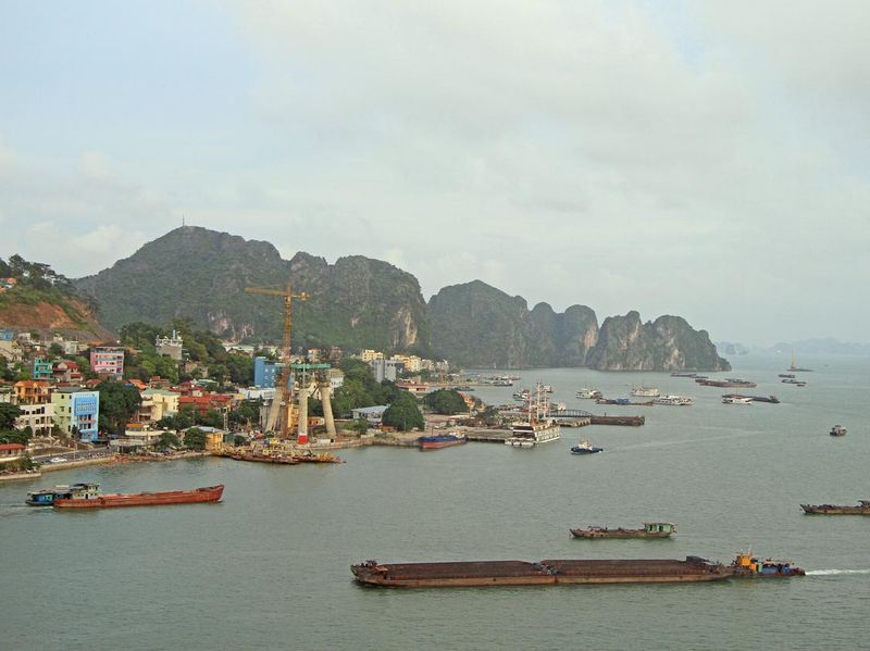 port in Ha long city, Vietnam