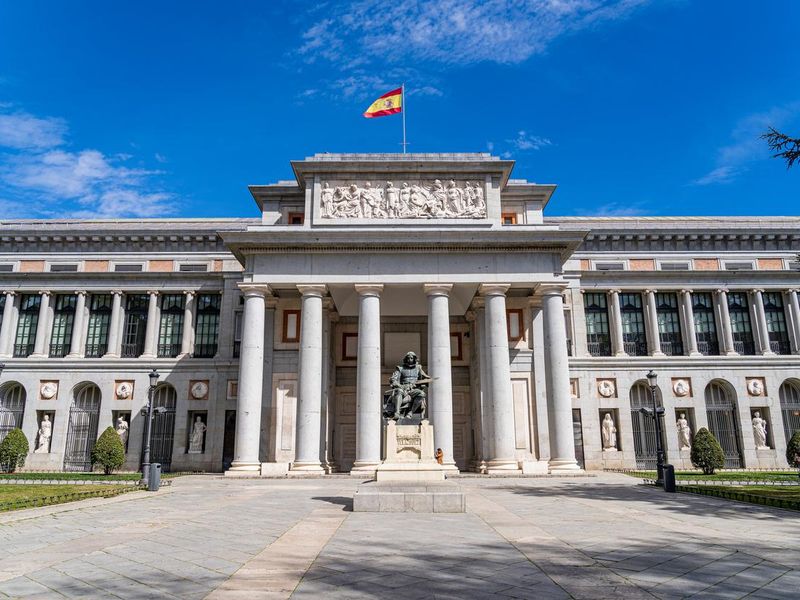 Prado museum in the center of Madrid