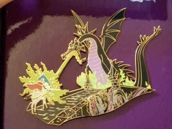 Prince Phillip with Maleficent Rare Disney Pins