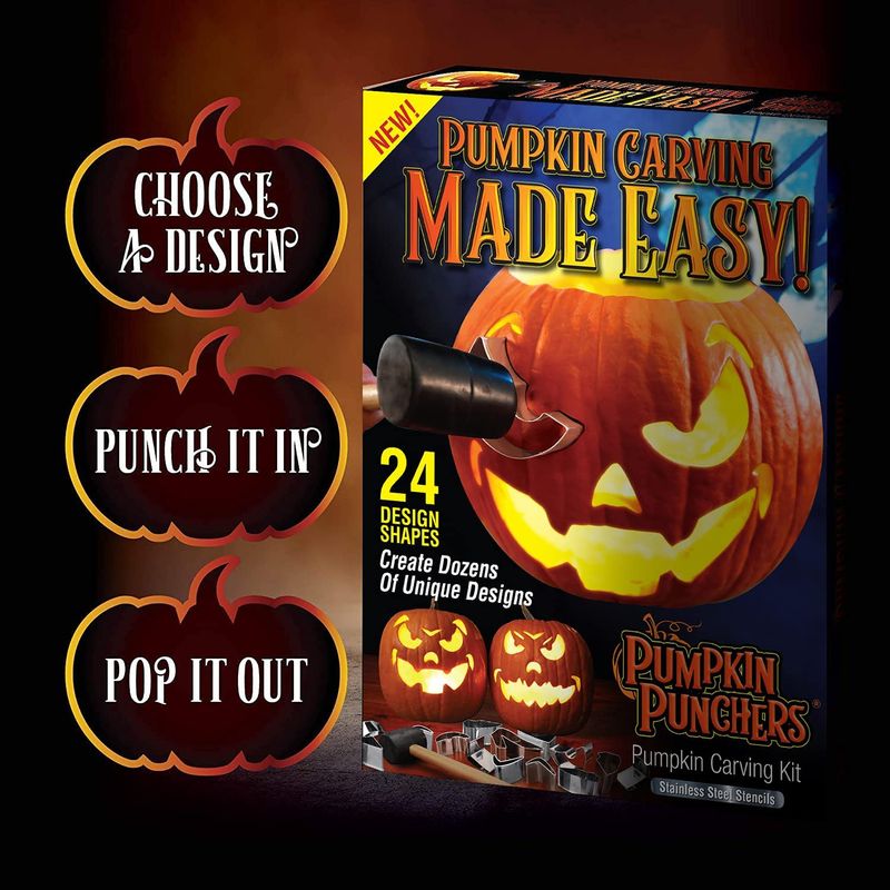 Pumpkin Punchers pumpkin carving kit for kids
