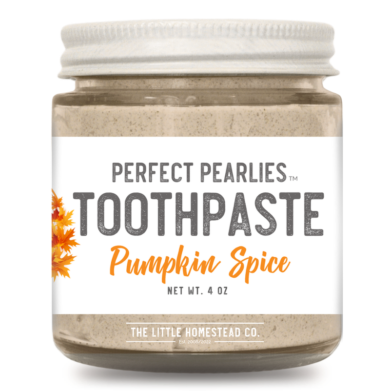 Pumpkin spice toothpaste