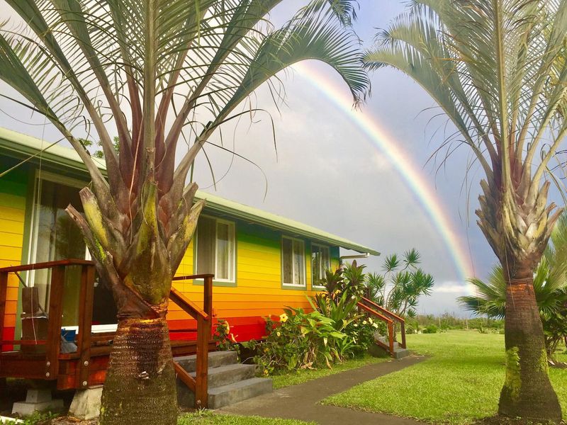 Puna Rainforest Retreat Hotspring Rainbow Cottage