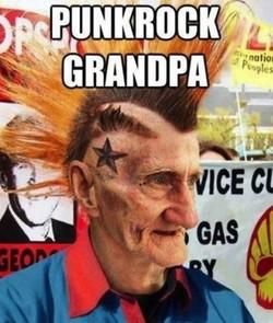 Punkrock grandpa