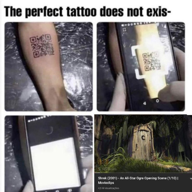 QR code tattoo