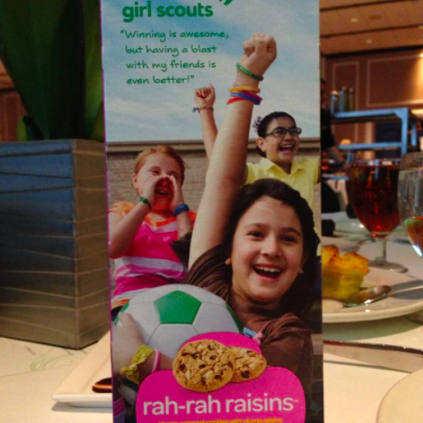Rah-Rah Raisins box