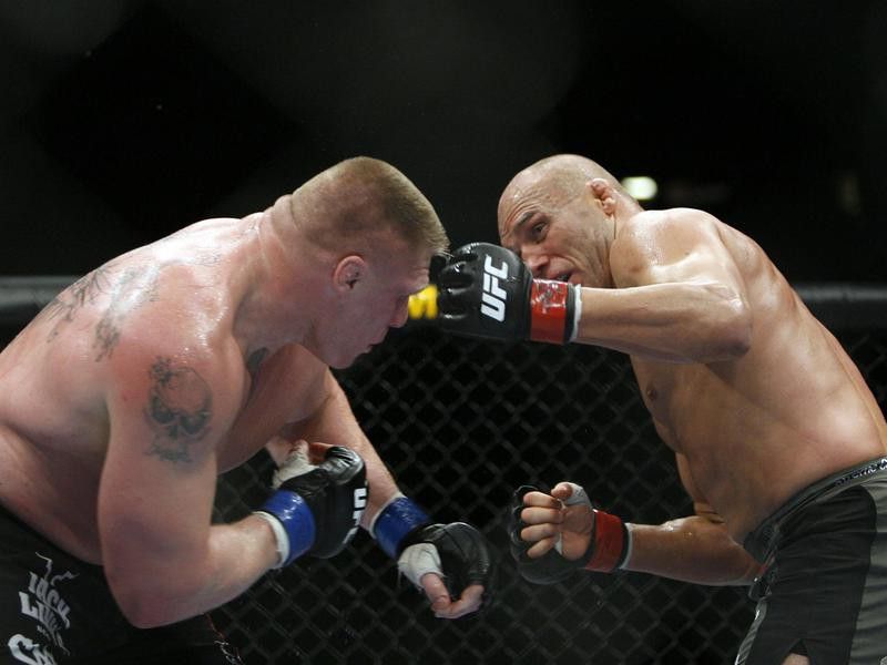 Randy Couture in action