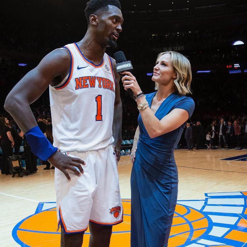 Rebecca Haarlow and Bobby Portis