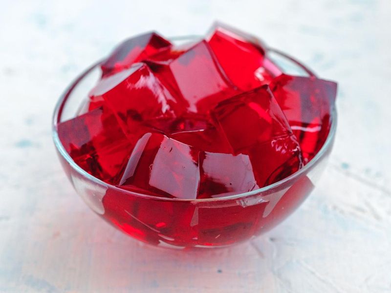 Red Jelly Cubes