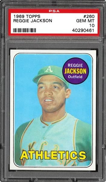 Reggie Jackson 1969 Topps Card