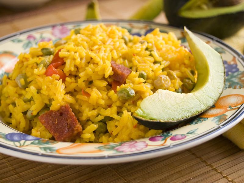 Rice With Gandules Puerto Rico