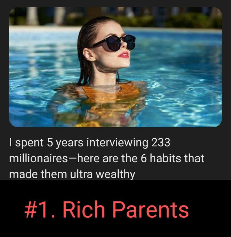 Rich parents meme