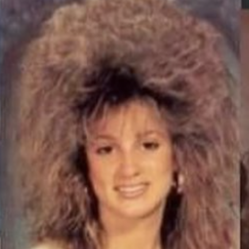 Ridiculously puffy 1980s hair