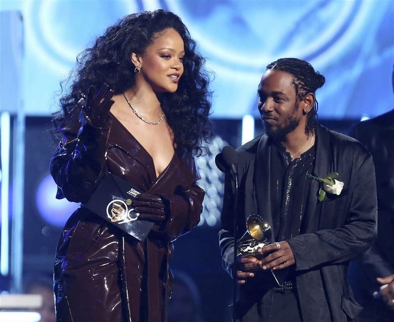 Rihanna and Kendrick Lamar