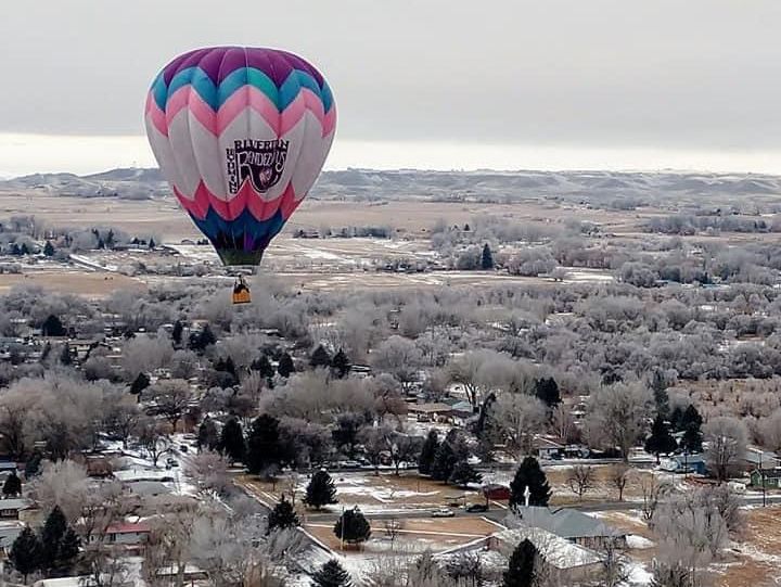Riverton, Wyoming in winter