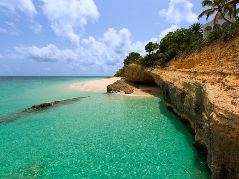 Rocky Anguilla island