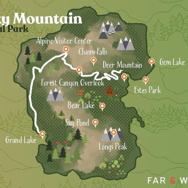 Readers’ Choice: Rocky Mountain National Park, Mapped